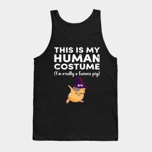 This My Human Costume I’m Really Guinea Pig Halloween (24) Tank Top